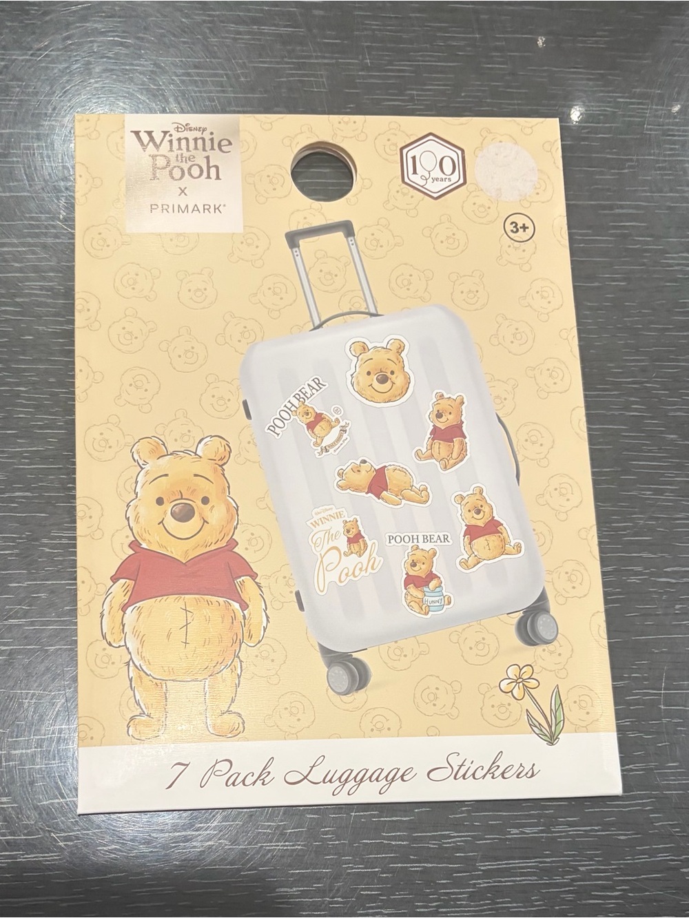 Primark Winnie the Pooh Sticker Pack - Yellow & Red Accents